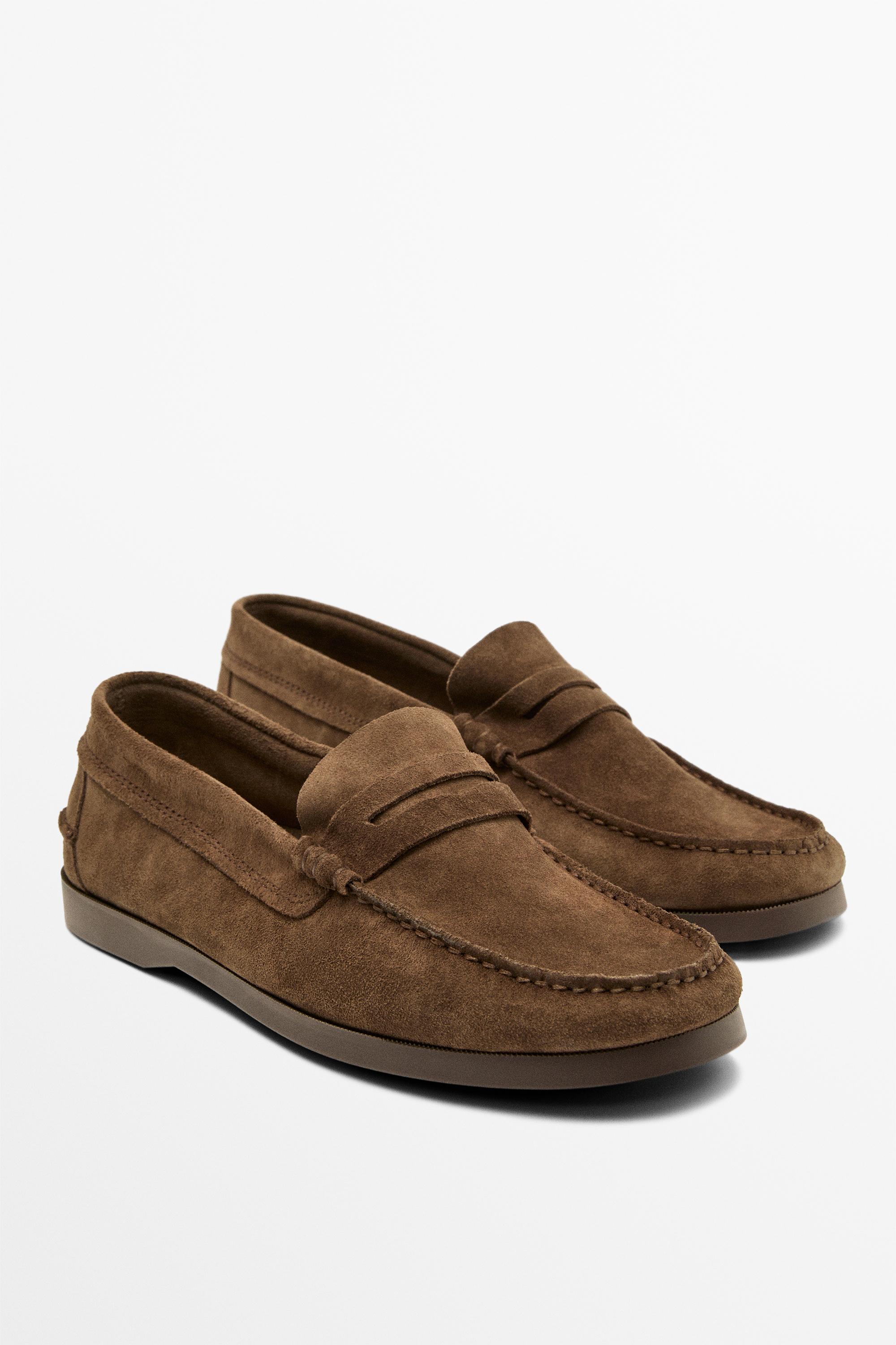 Mocassin à mors en cuir souple